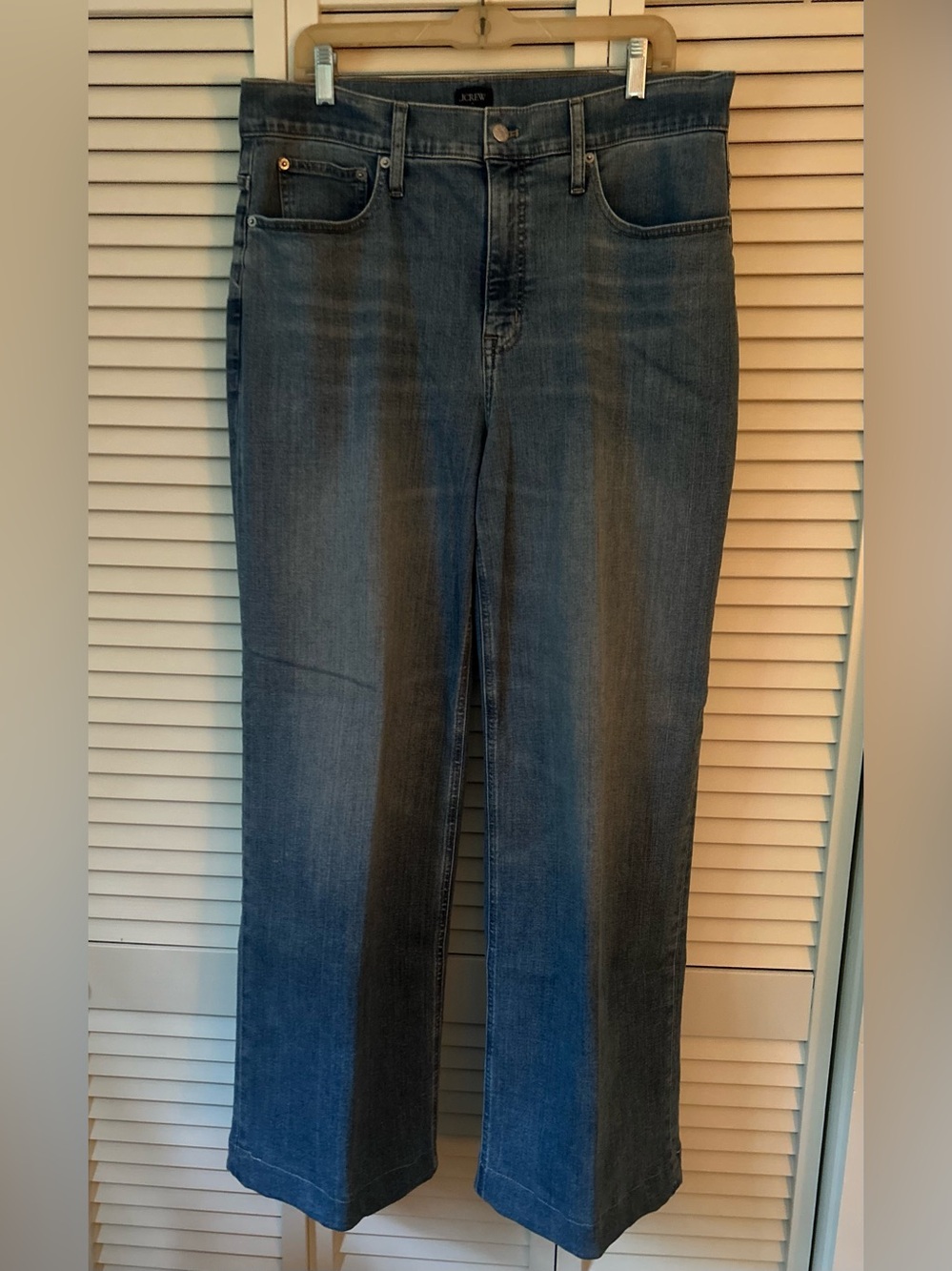 J Crew Classic Wide Leg Jeans